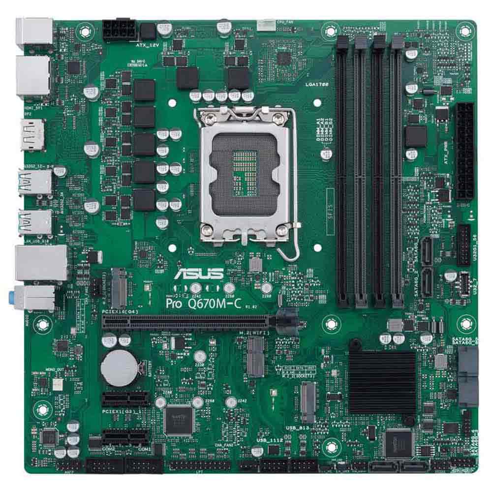 Image of Asus Pro Q670m-c-csm Motherboard Argento