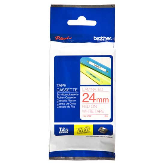 Image of Brother P-touch Tze252 24 X8 M Ribbon Printing Labels Trasparente