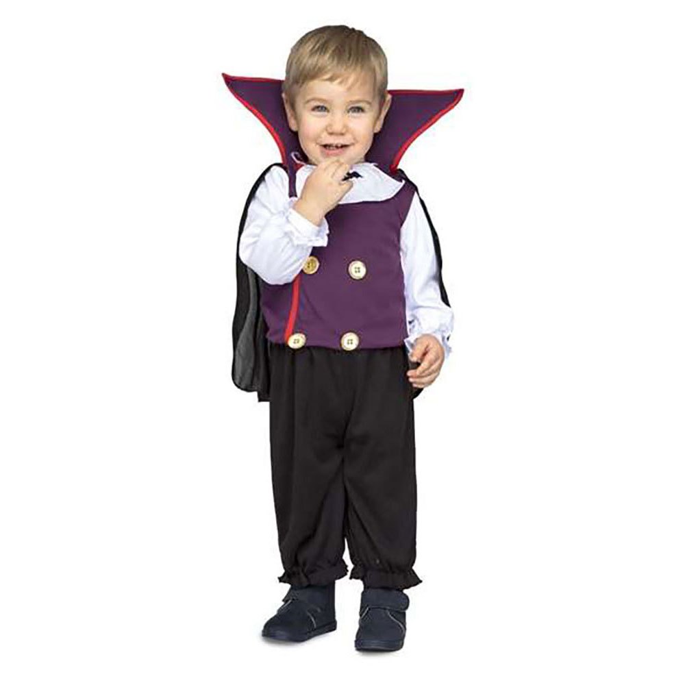 viving costumes vampire baby shirt and cape costume violet 0-6 months
