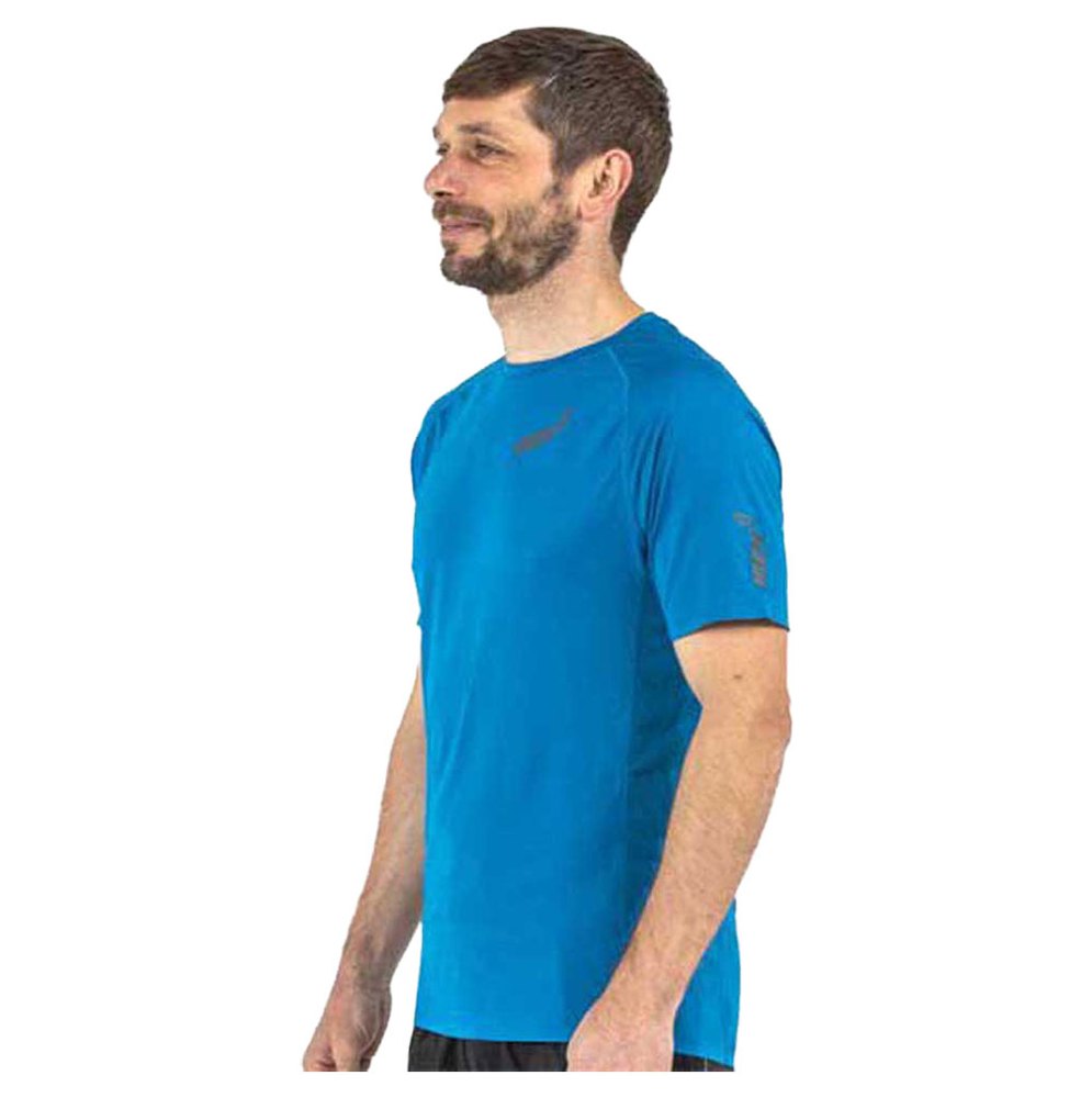 inov8 base short sleeve t-shirt bleu m homme