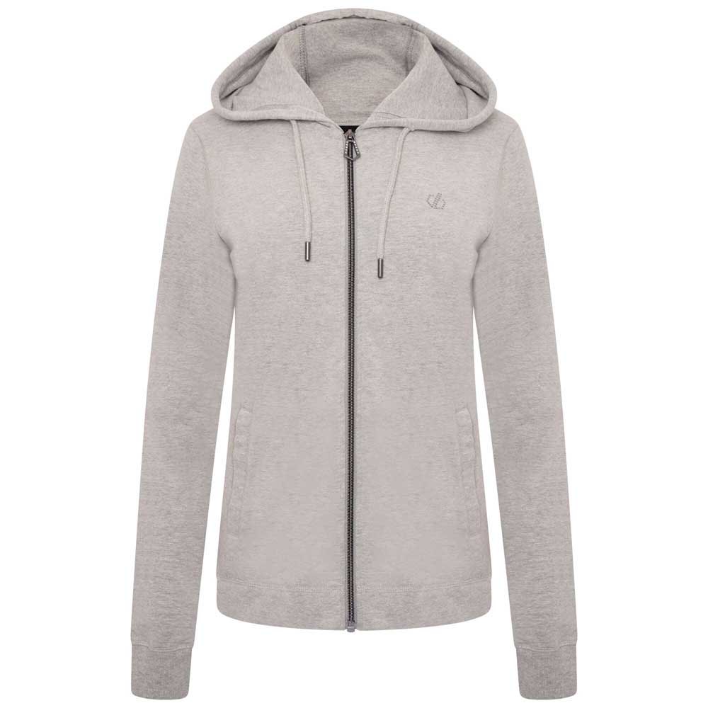 dare2b influence hoodie full zip sweatshirt gris 8 femme