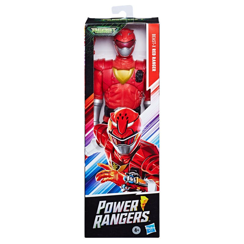power rangers beast-x mode red ranger beast morphers figure multicolore