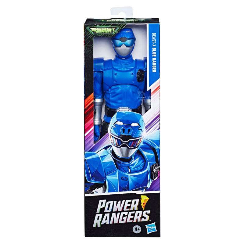 power rangers beast-x mode blue ranger beast morphers figure multicolore