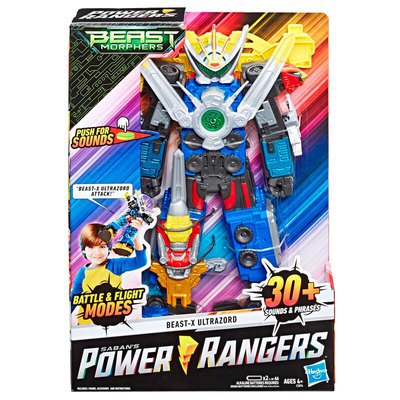 power rangers beast-x ultrazord figure multicolore