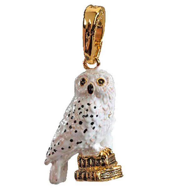 noble collection hedwig charm pendant multicolore