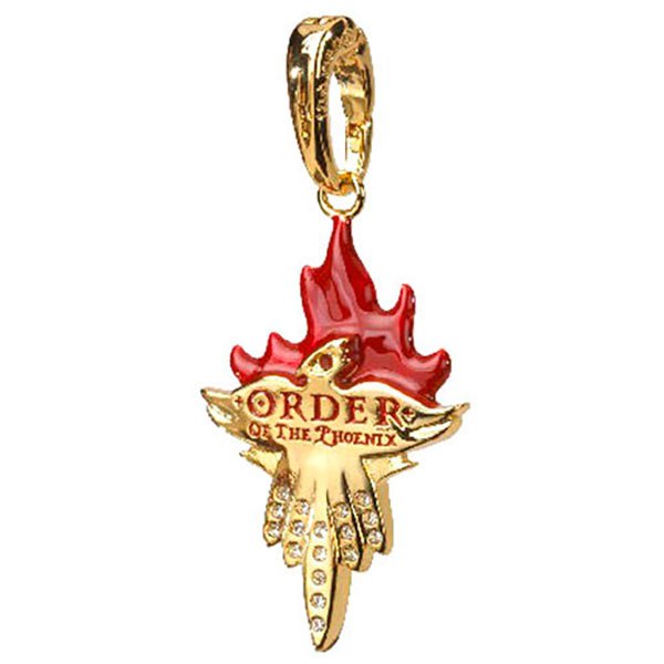 noble collection order of the phoenix charm pendant multicolore