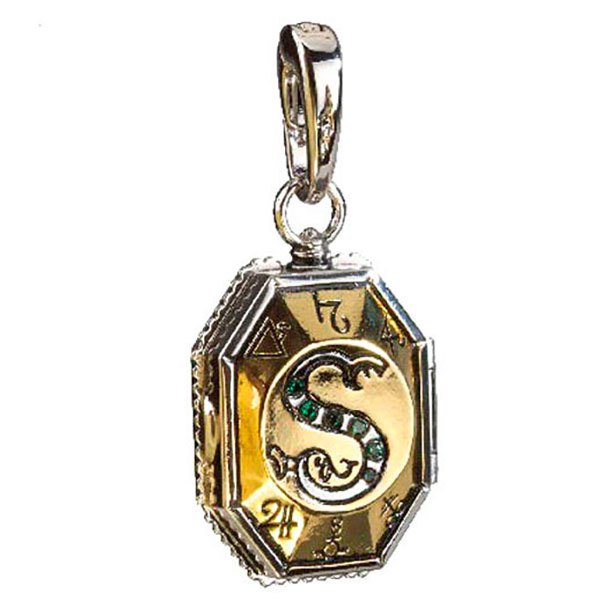 noble collection slytherins locket charm pendant multicolore