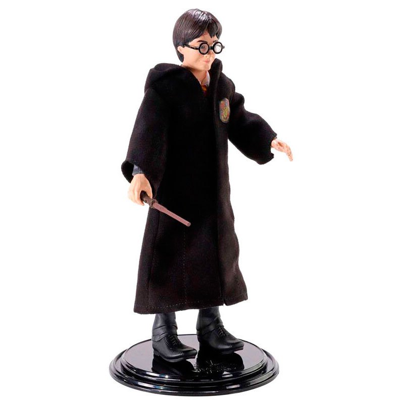 noble collection bendyfigs harry with wand 19 cm multicolore