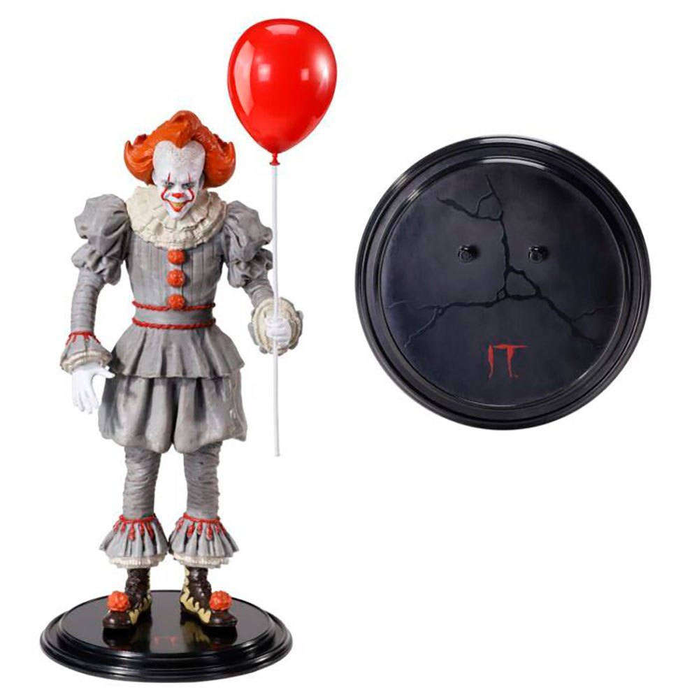 noble collection figure it maleable bendyfigs pennywise 9 cm multicolore