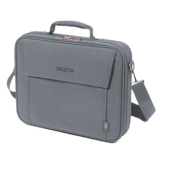 dicota eco multi base laptop briefcase gris