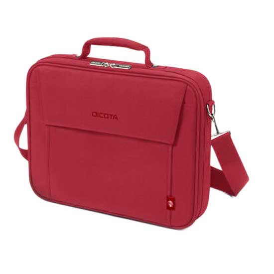 dicota eco multi base laptop briefcase rouge