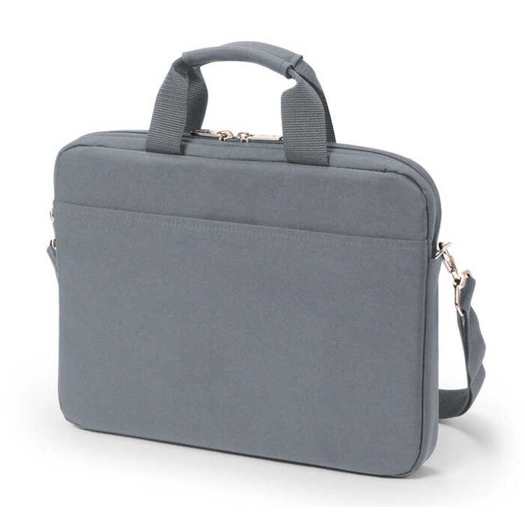 dicota eco slim base laptop briefcase gris