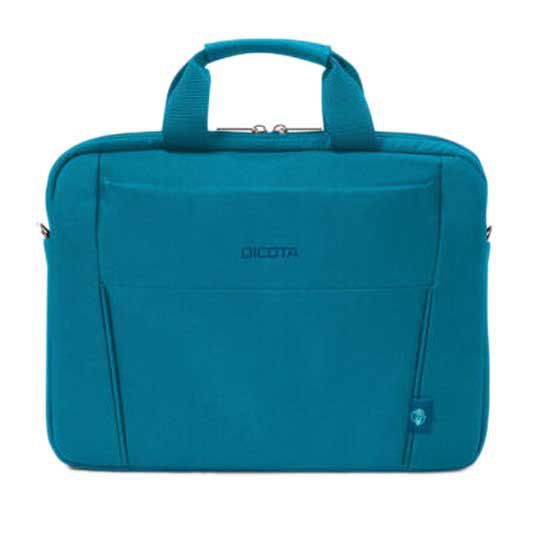 dicota eco slim case base laptop briefcase bleu