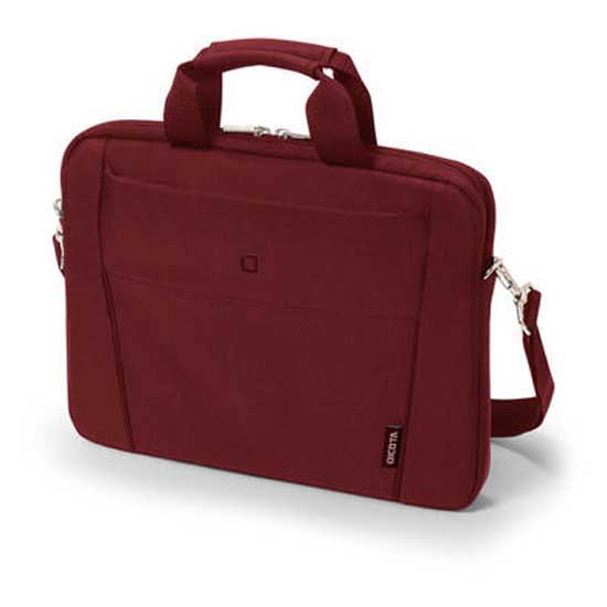 dicota slim case base laptop briefcase rouge