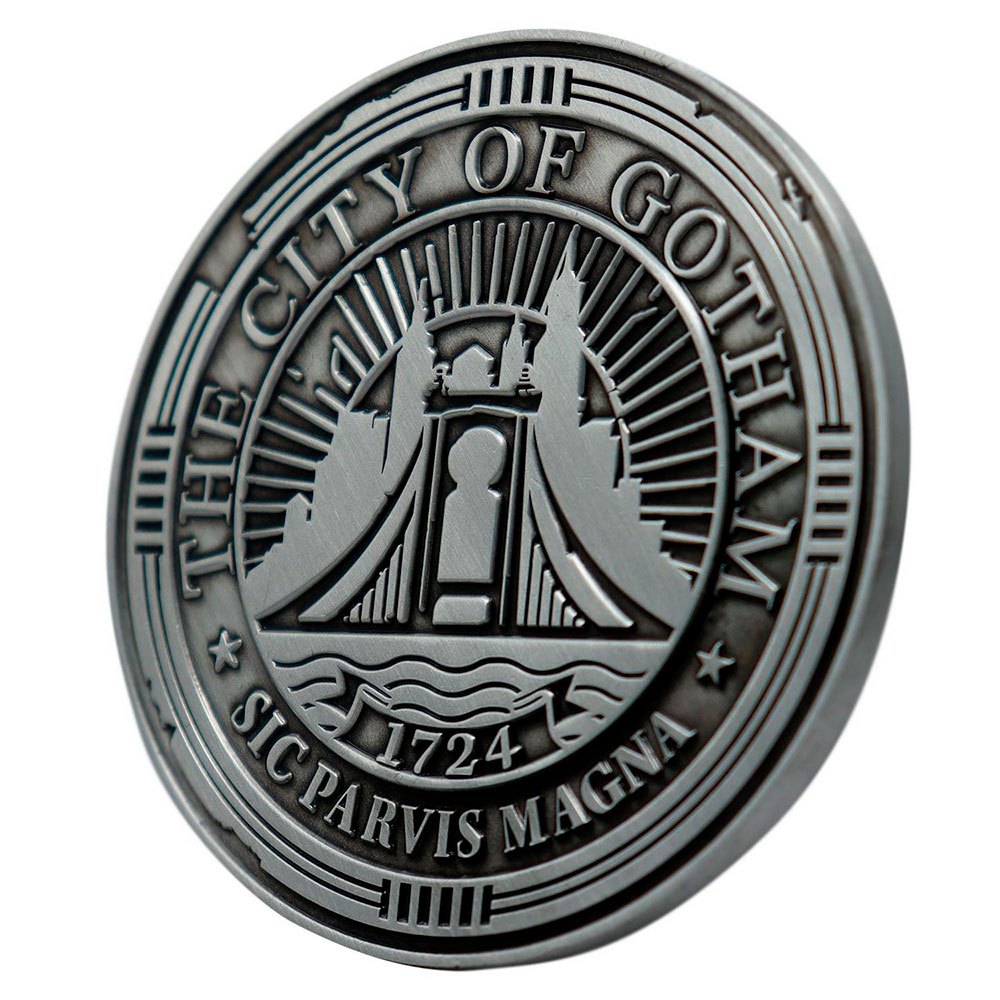 dc comics the city of gotham limited edition medallion argenté
