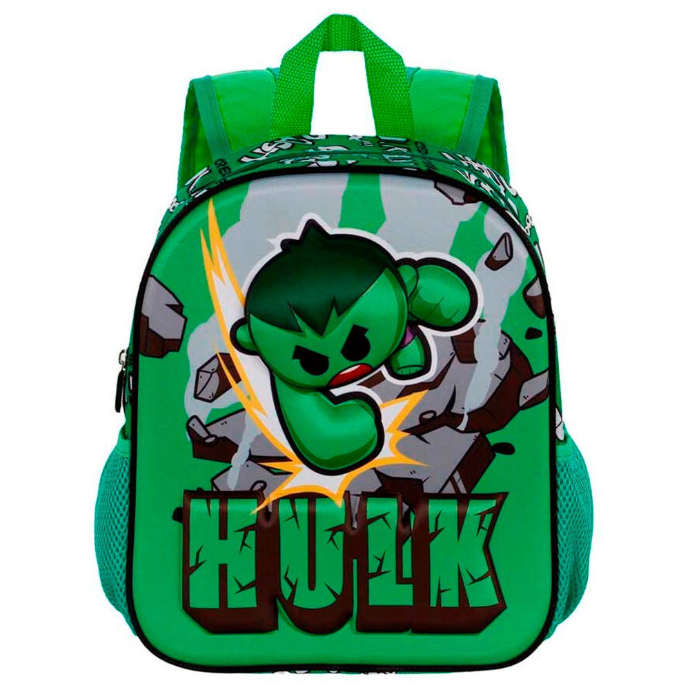 karactermania 3d pequeña hulk greenmass avengers marvel 31 cm backpack vert