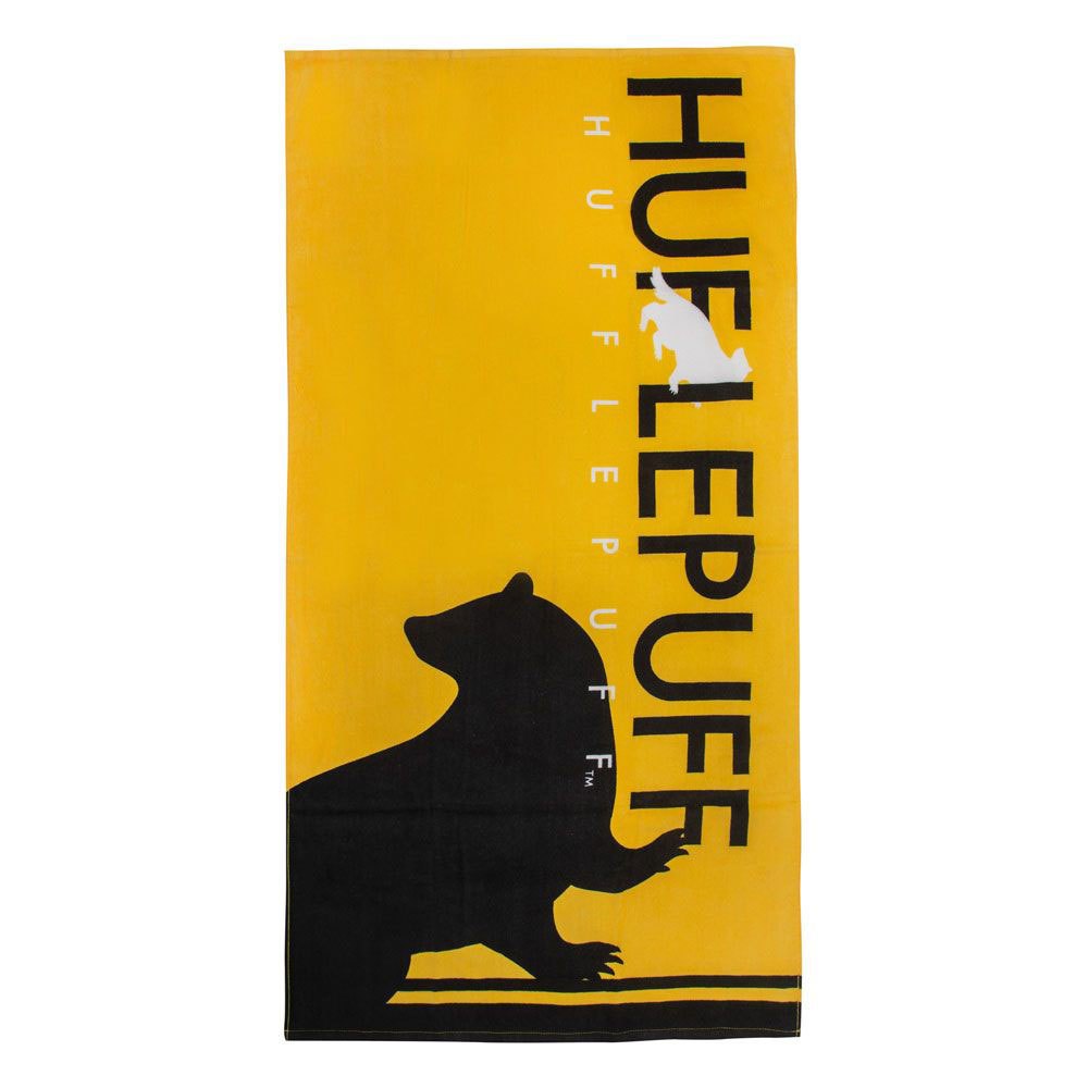 cinereplicas harry potter towel hufflepuff 140x70 cm jaune