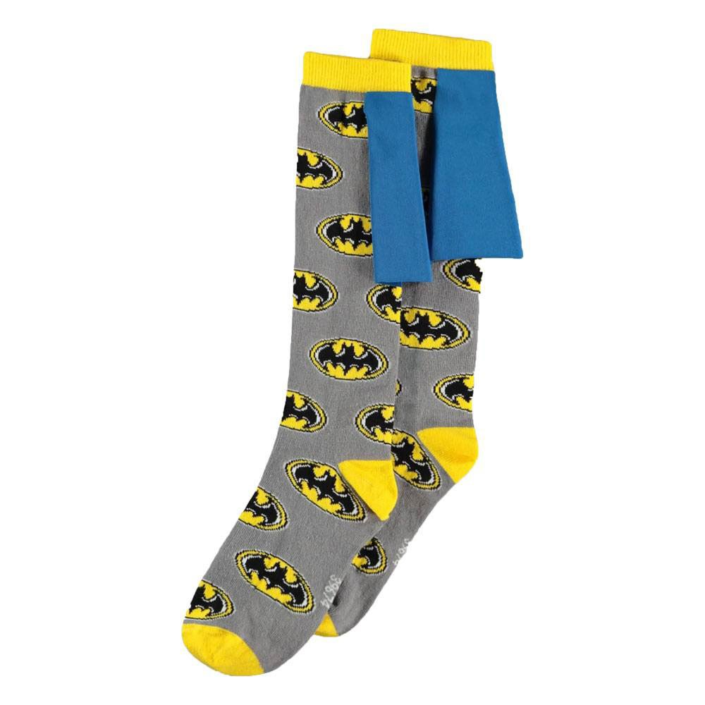 difuzed dc comics knee high socks batman logos multicolore eu 39-42