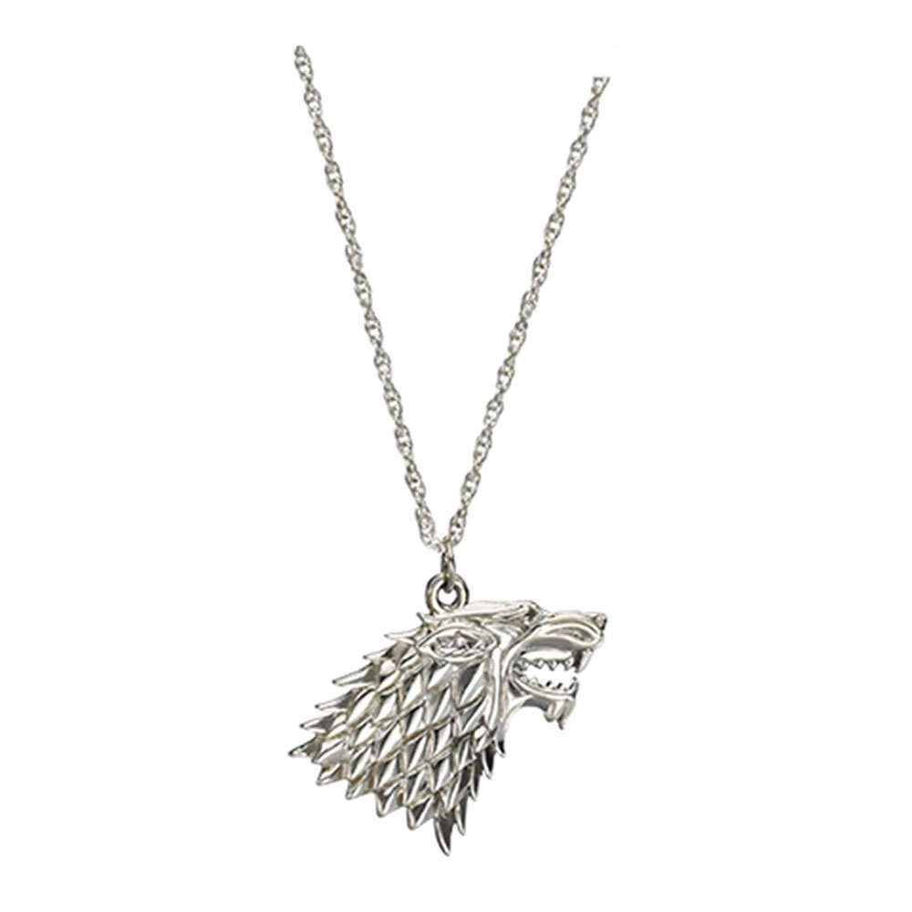 noble collection stark game of thrones pendant argenté