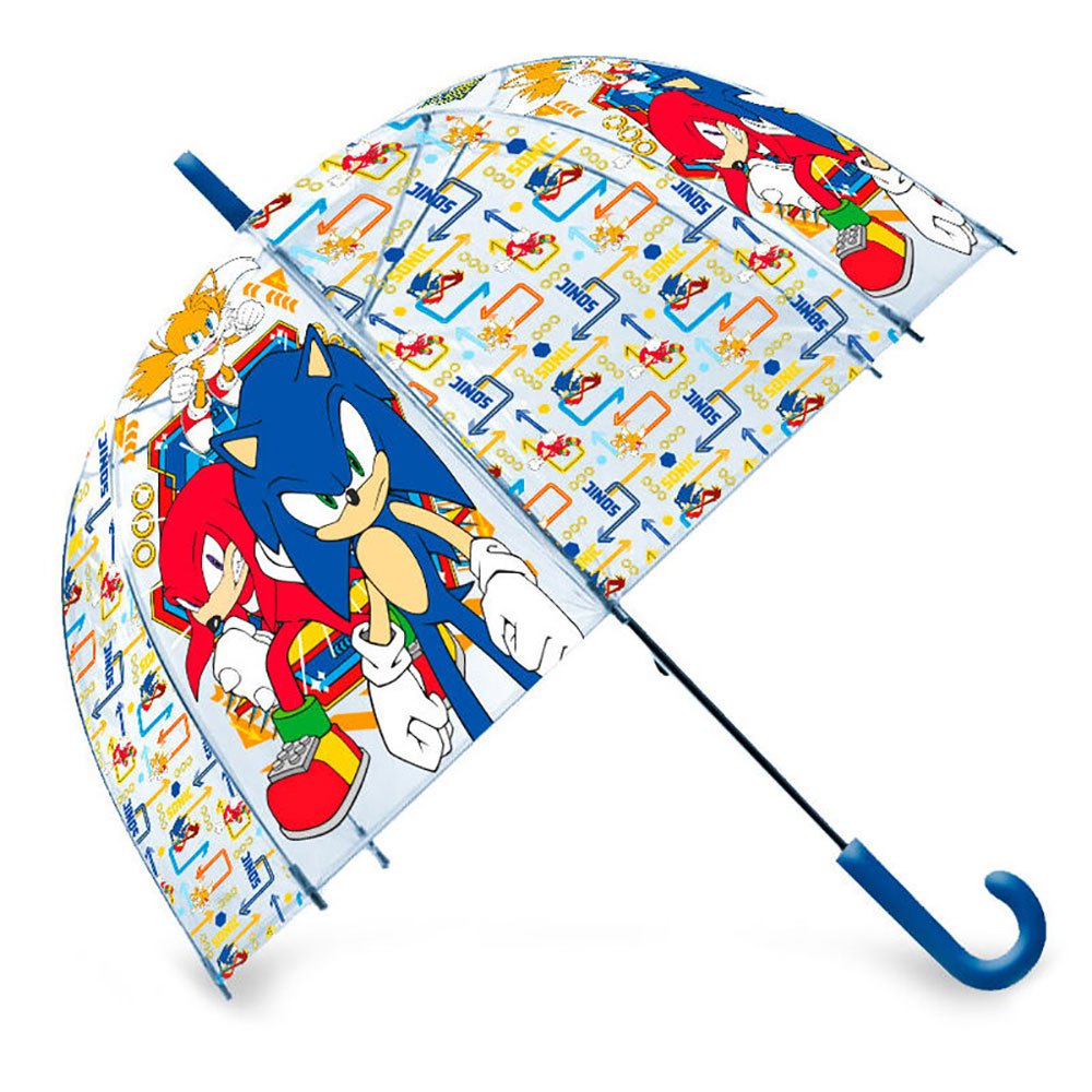 sega sonic knuckles 46 cm sonic umbrella multicolore