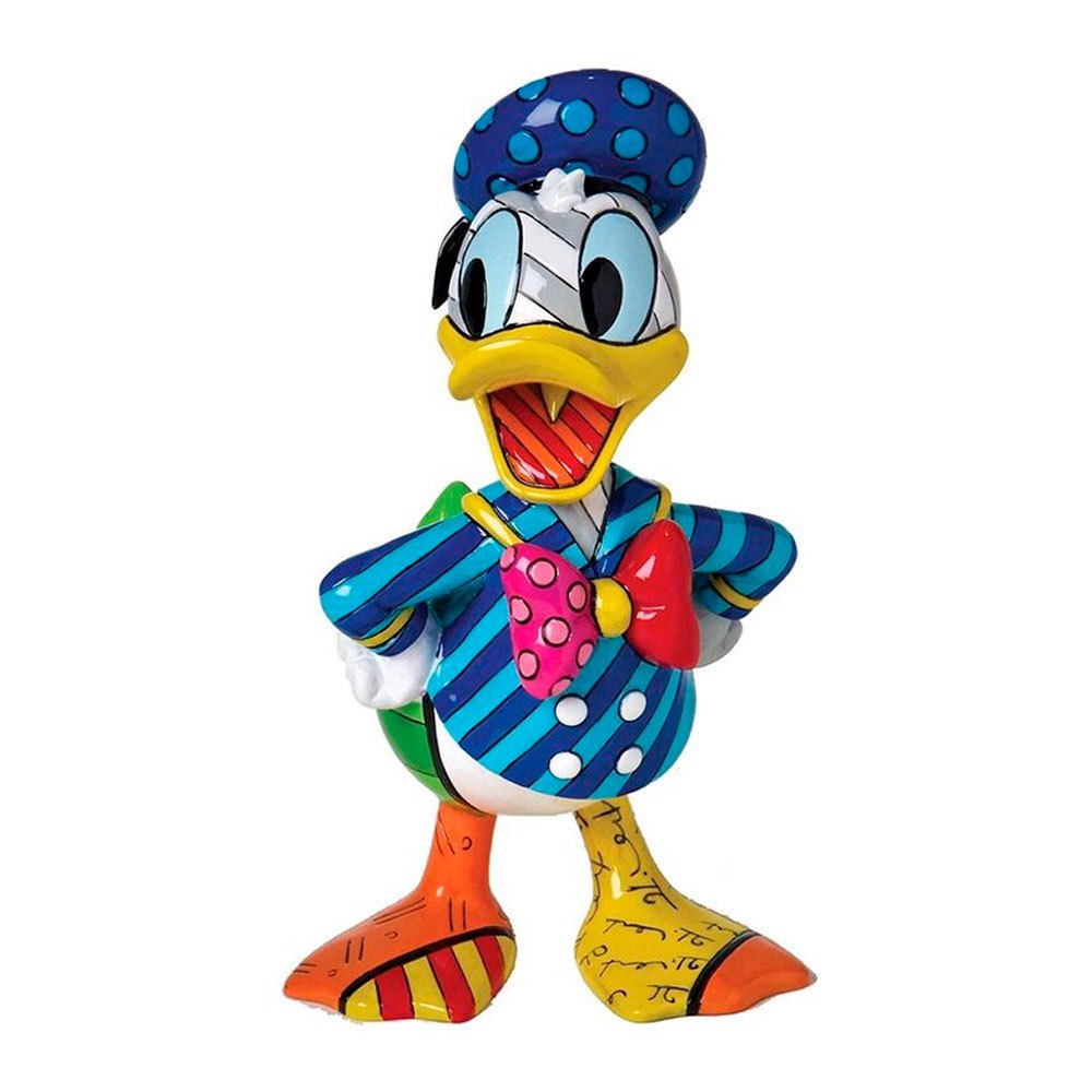 enesco disney donald duck classic britto style figure multicolore