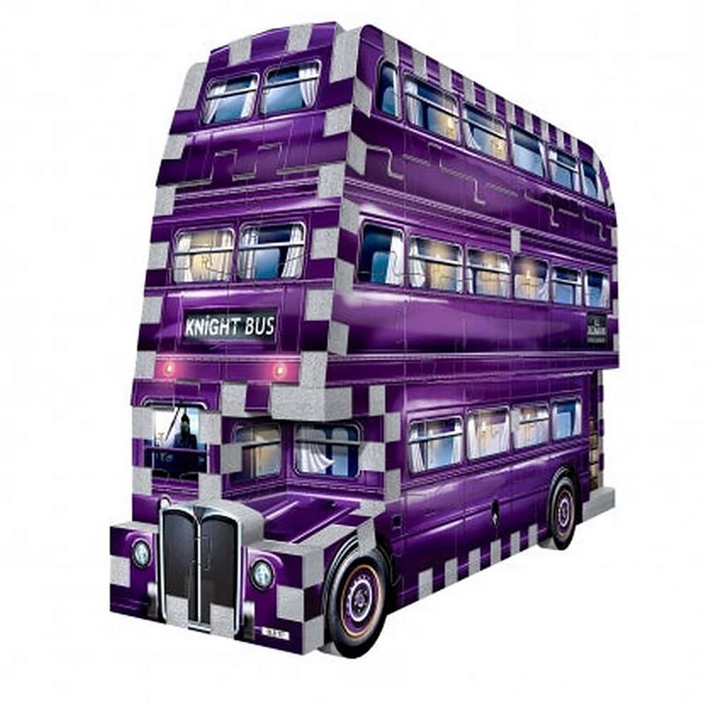 wrebbit puzzle 3d harry potter mini knight bus violet