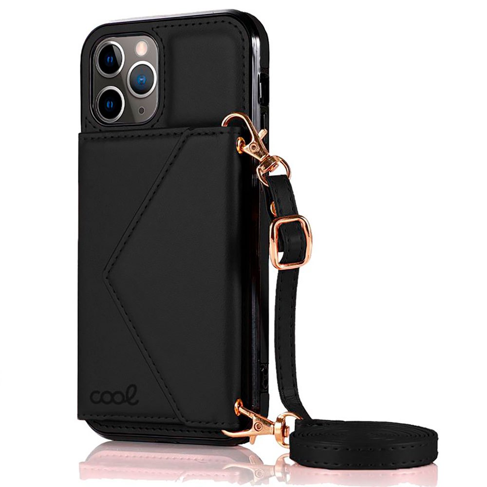 cool iphone 11 pro pendant wallet case noir