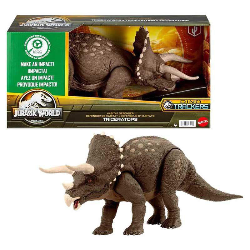 jurassic world substainable triceratops park figure marron