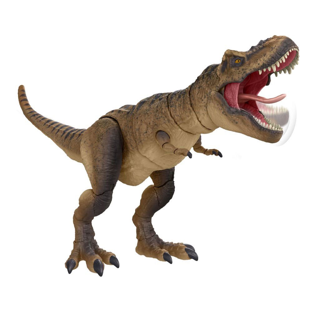 jurassic world tyrannosaurus rex 24 cm figure marron