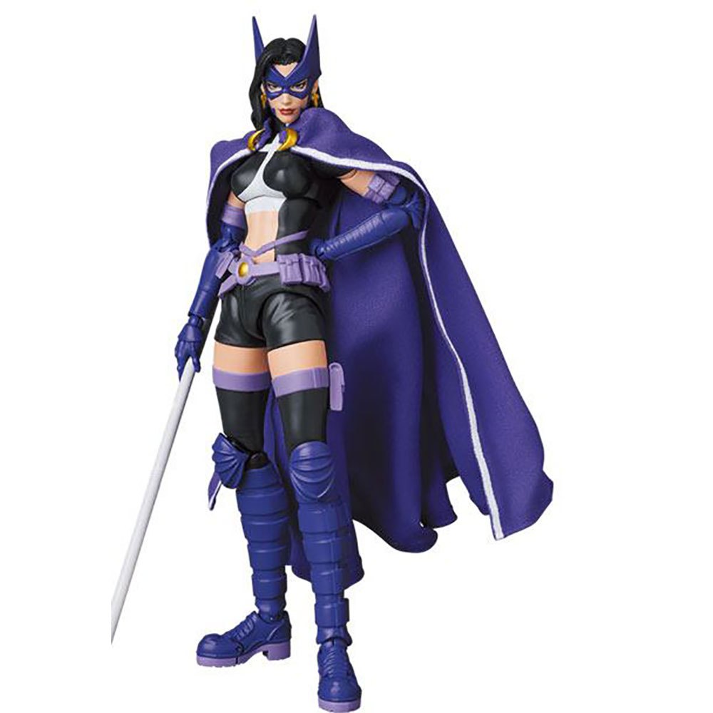 medicom maf ex huntress 15 cm batman hush dc comics figure violet