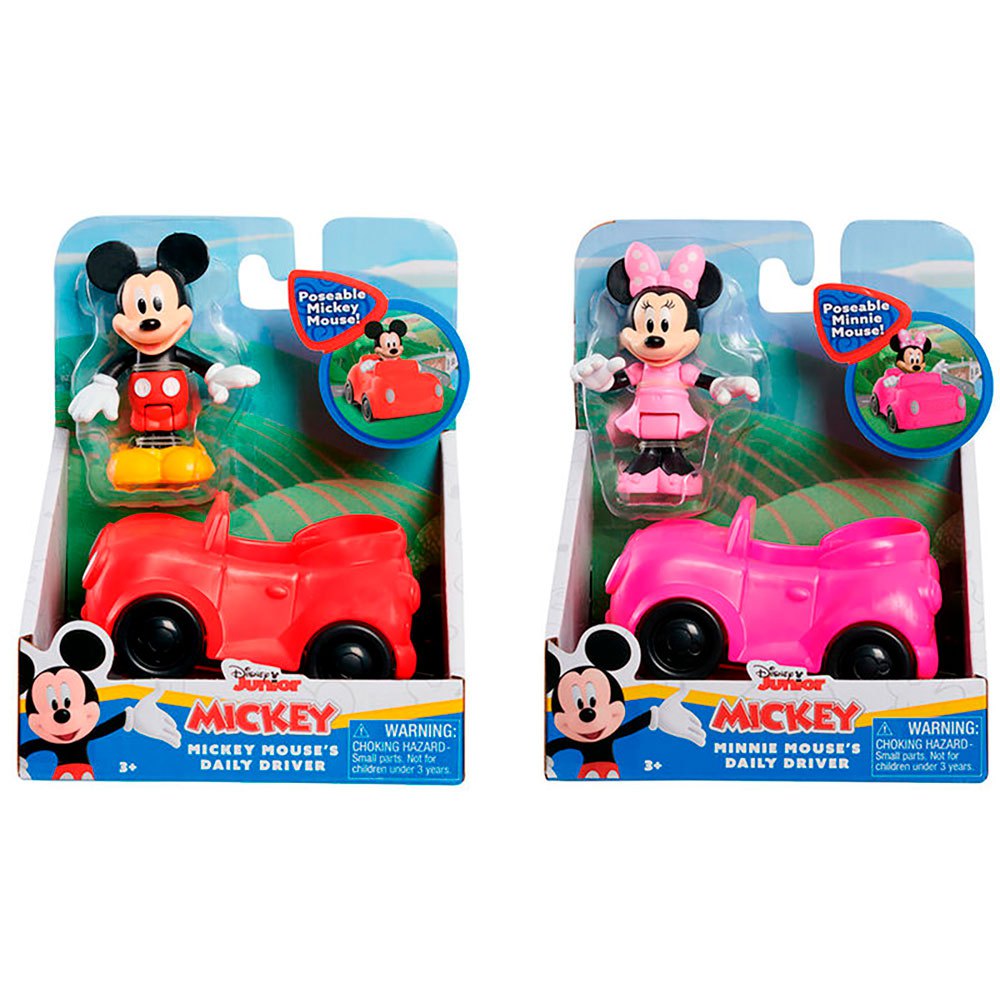 just play coche mickey minnie disney assorted figure rose