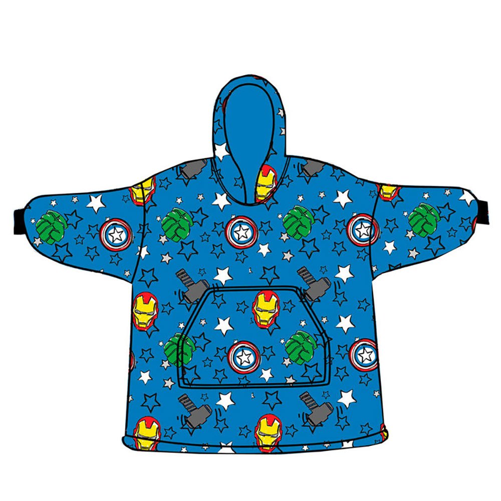marvel the avengers sweatshirt robe multicolore