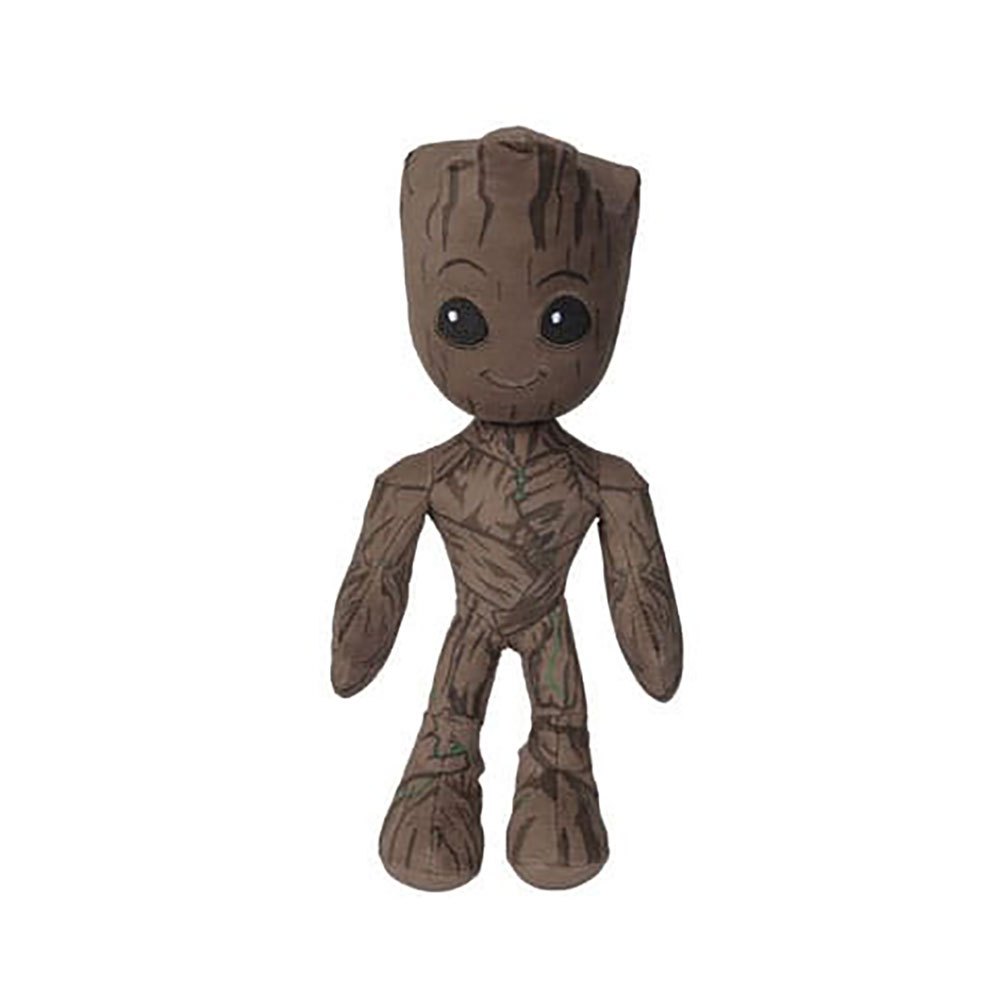 simba guardians of the galaxy young groot 25 cm teddy marron