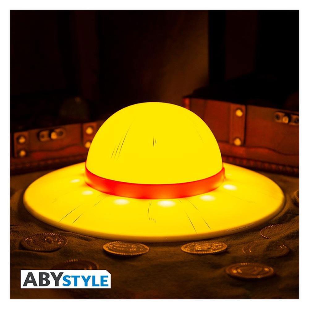 abystyle strawhat luffy one piece lamp rouge