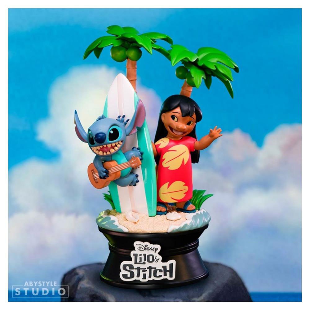 abystyle surf table lilo and stitch figure multicolore