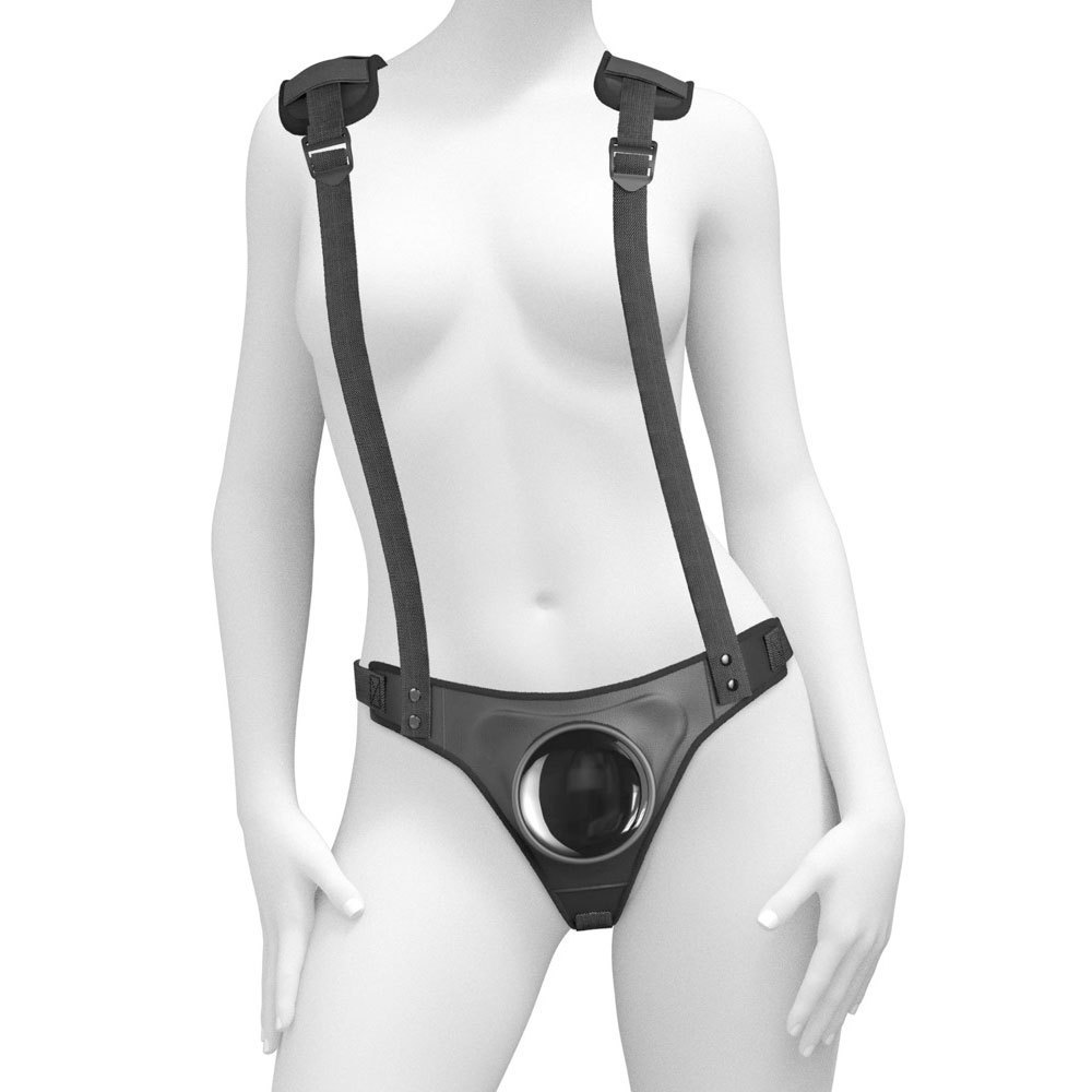 body dock suspenders strap-on dildo