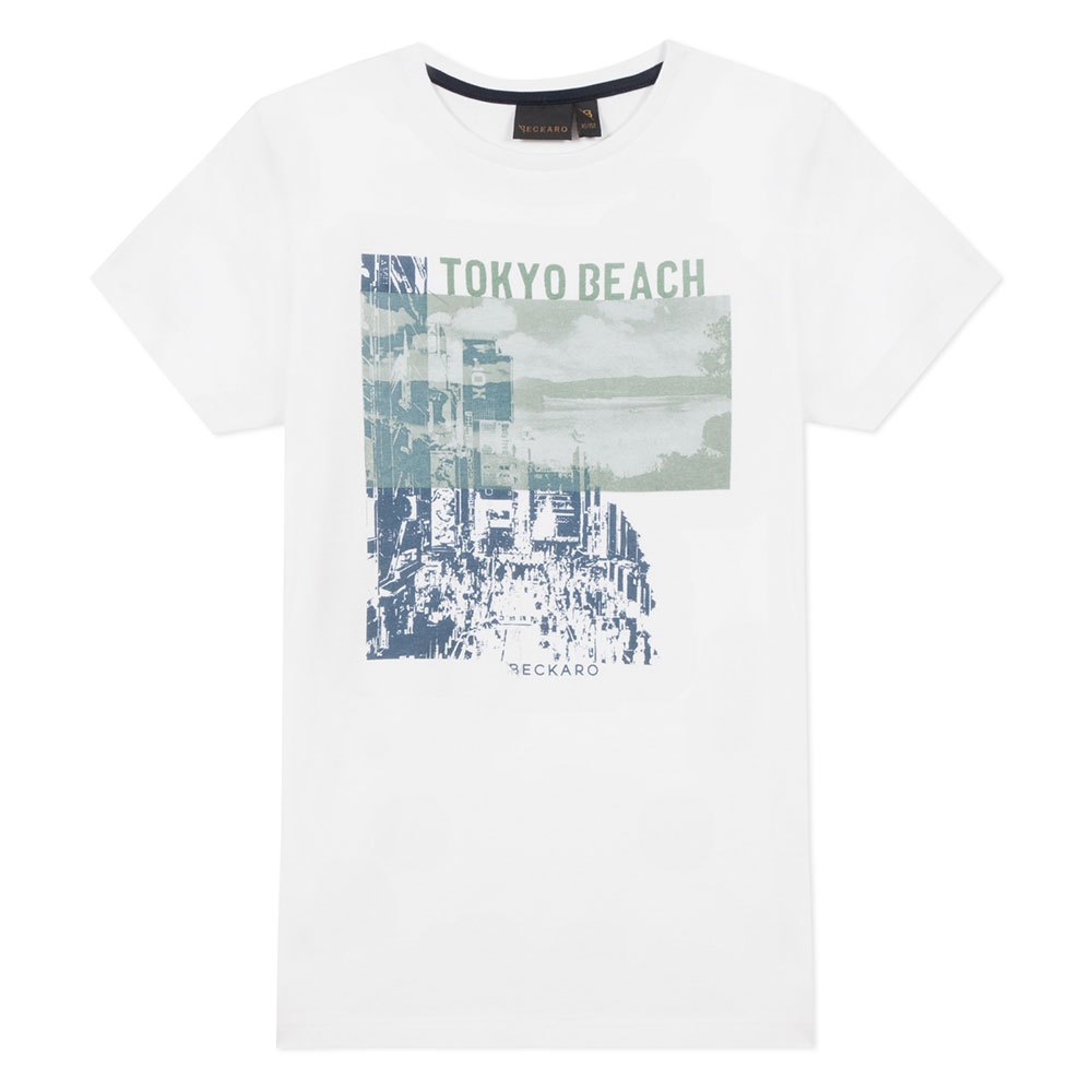 beckaro beach blossom short sleeve t-shirt blanc 16 years