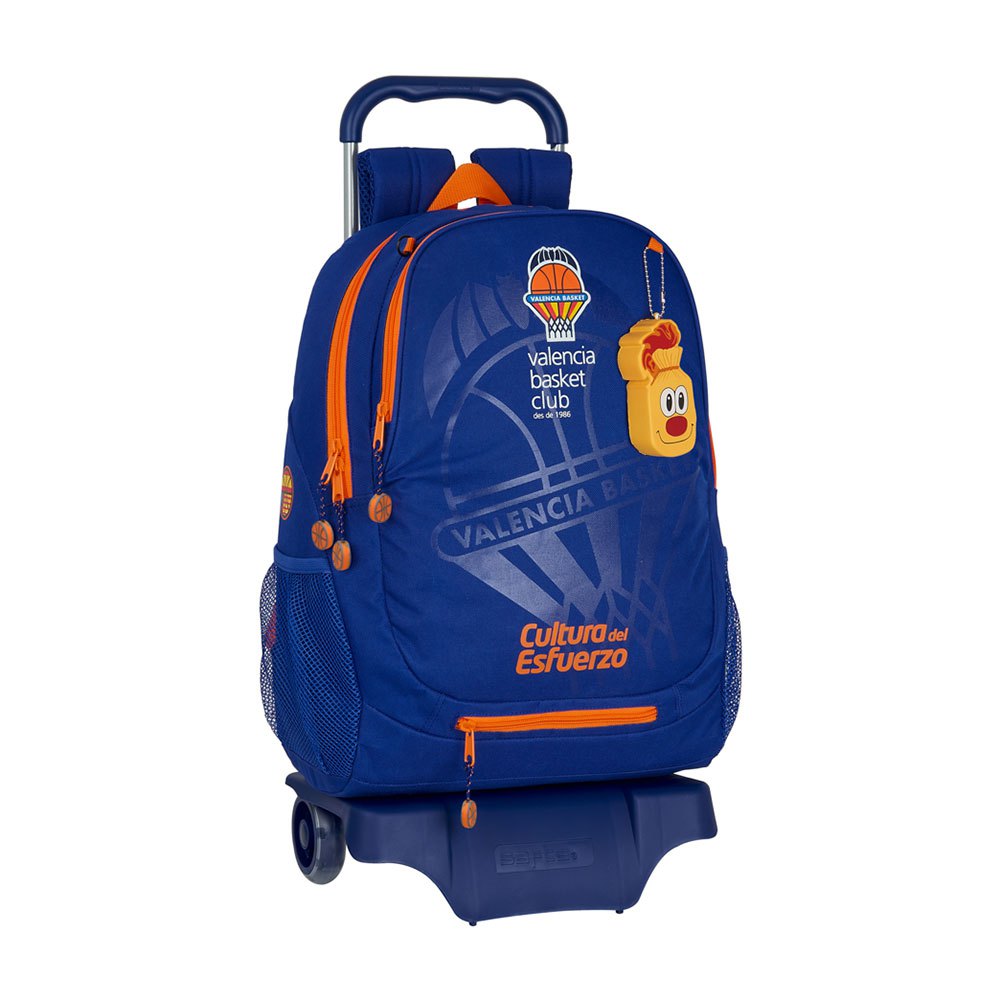 safta valencia basket with trolley 22.5l backpack bleu