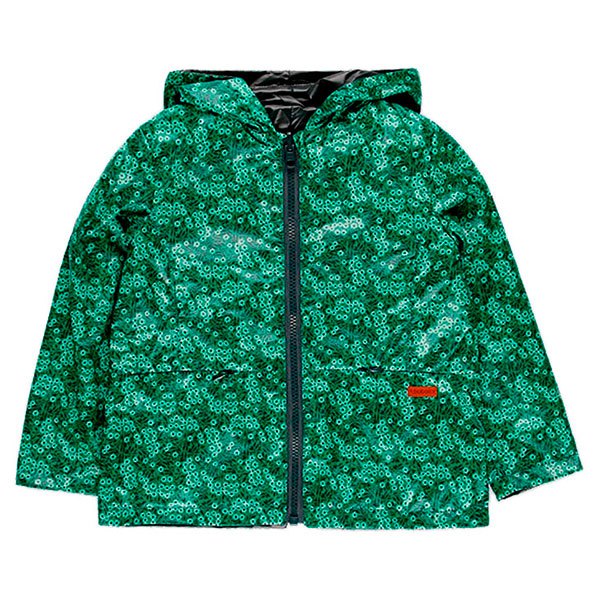 boboli reversible technical fabric coat vert 16 years