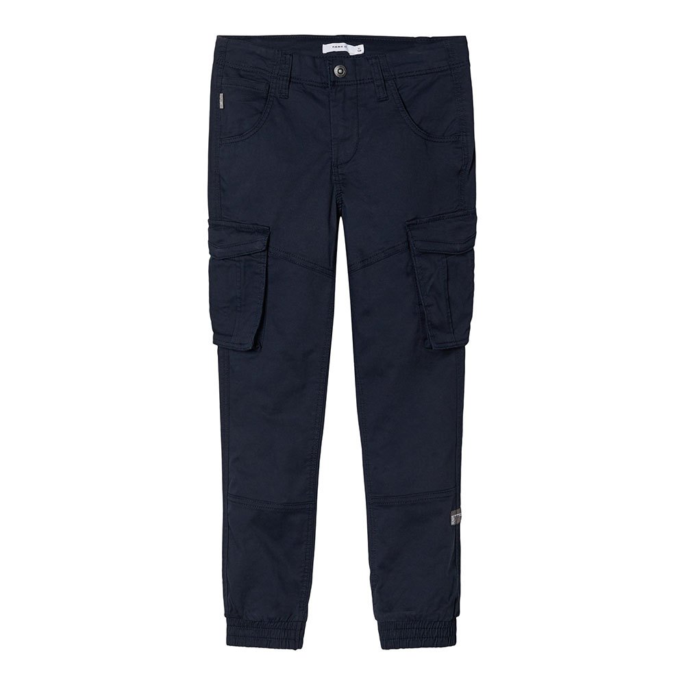 name it bamgo regular fitted twill pants bleu 6 years