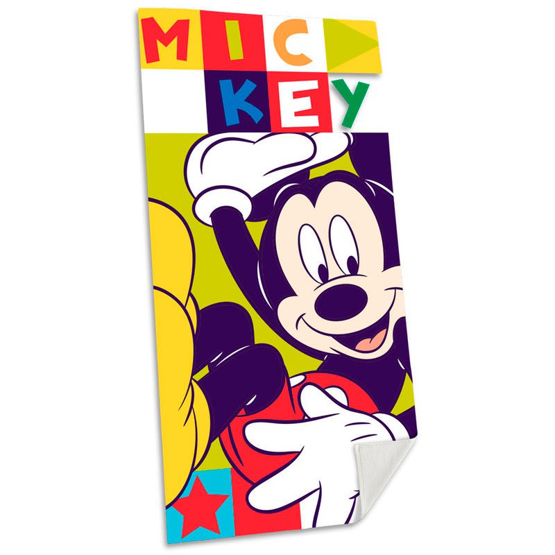 kids licensing disney mickey cotton towel multicolore