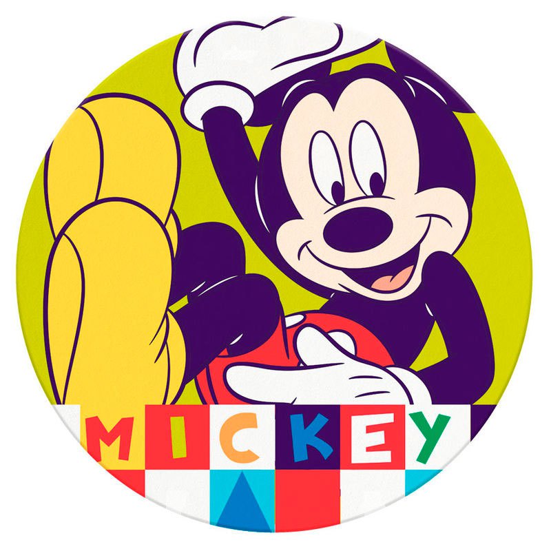kids licensing disney mickey microfiber round towel multicolore