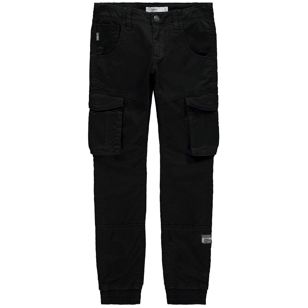 name it bamgo regular fitted twill pants noir 6 years