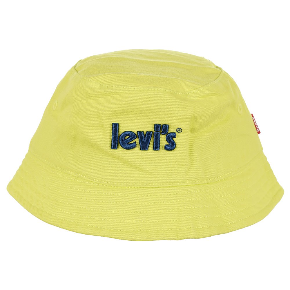 levi´s ® kids lan poster logo bucket hat jaune