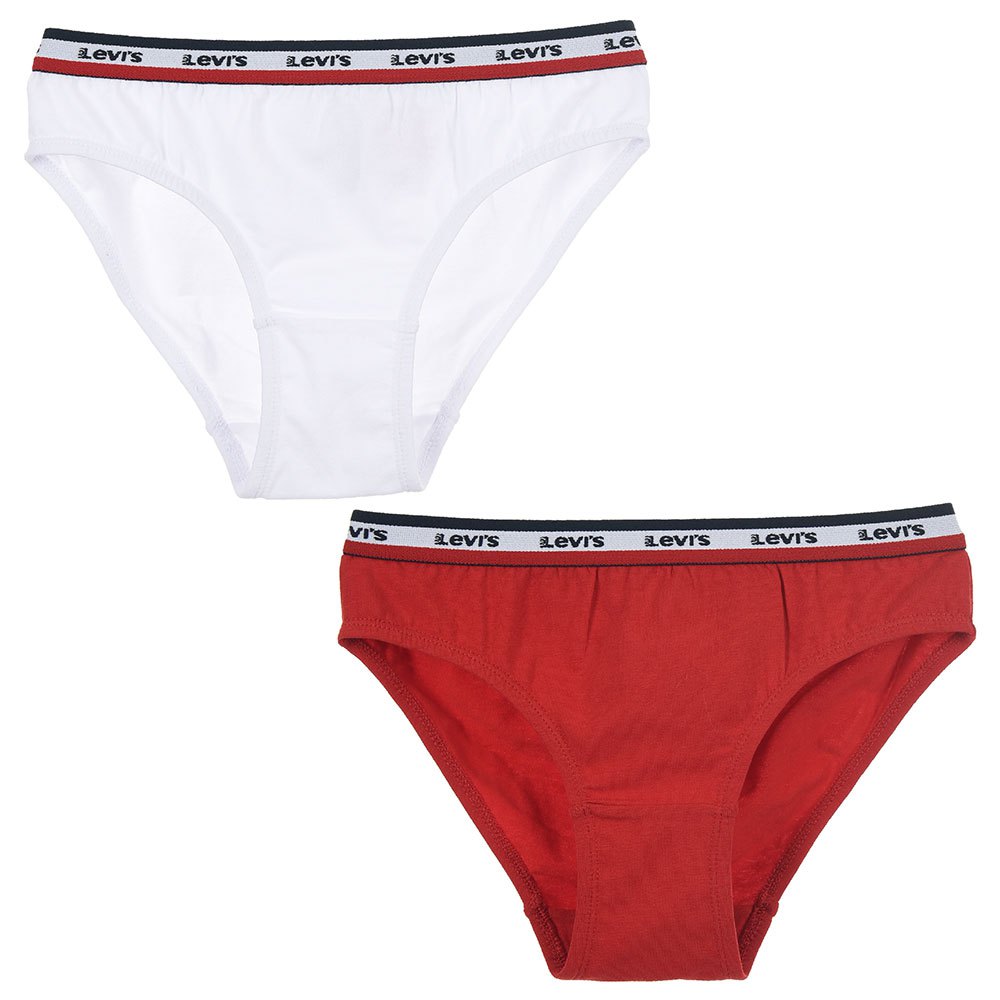 levi´s ® kids sportswear elastic bikini rouge,blanc l