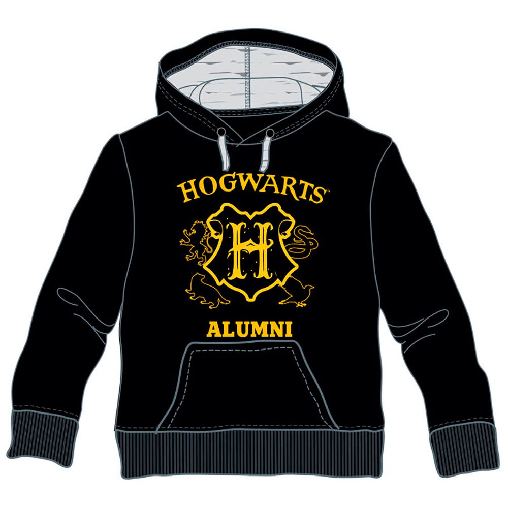 warner bros hoodie harry potter hogwarts alumini noir 10 years
