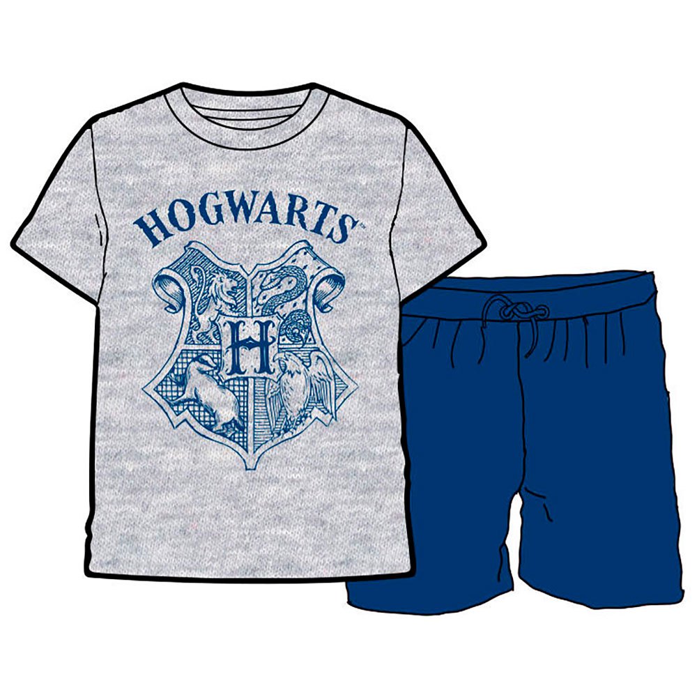 warner bros harry potter hogwarts pyjama gris 4 years