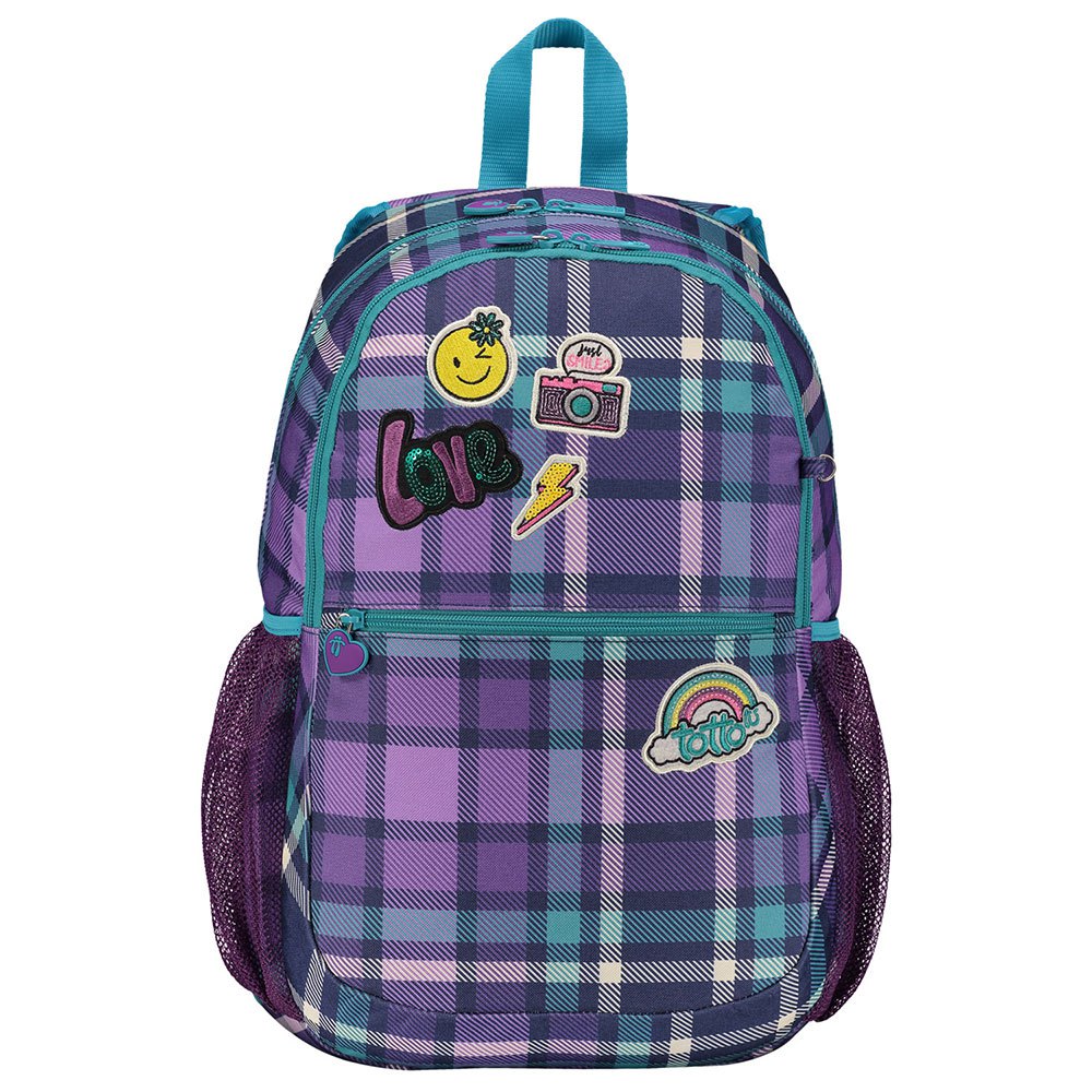 totto patchly backpack violet