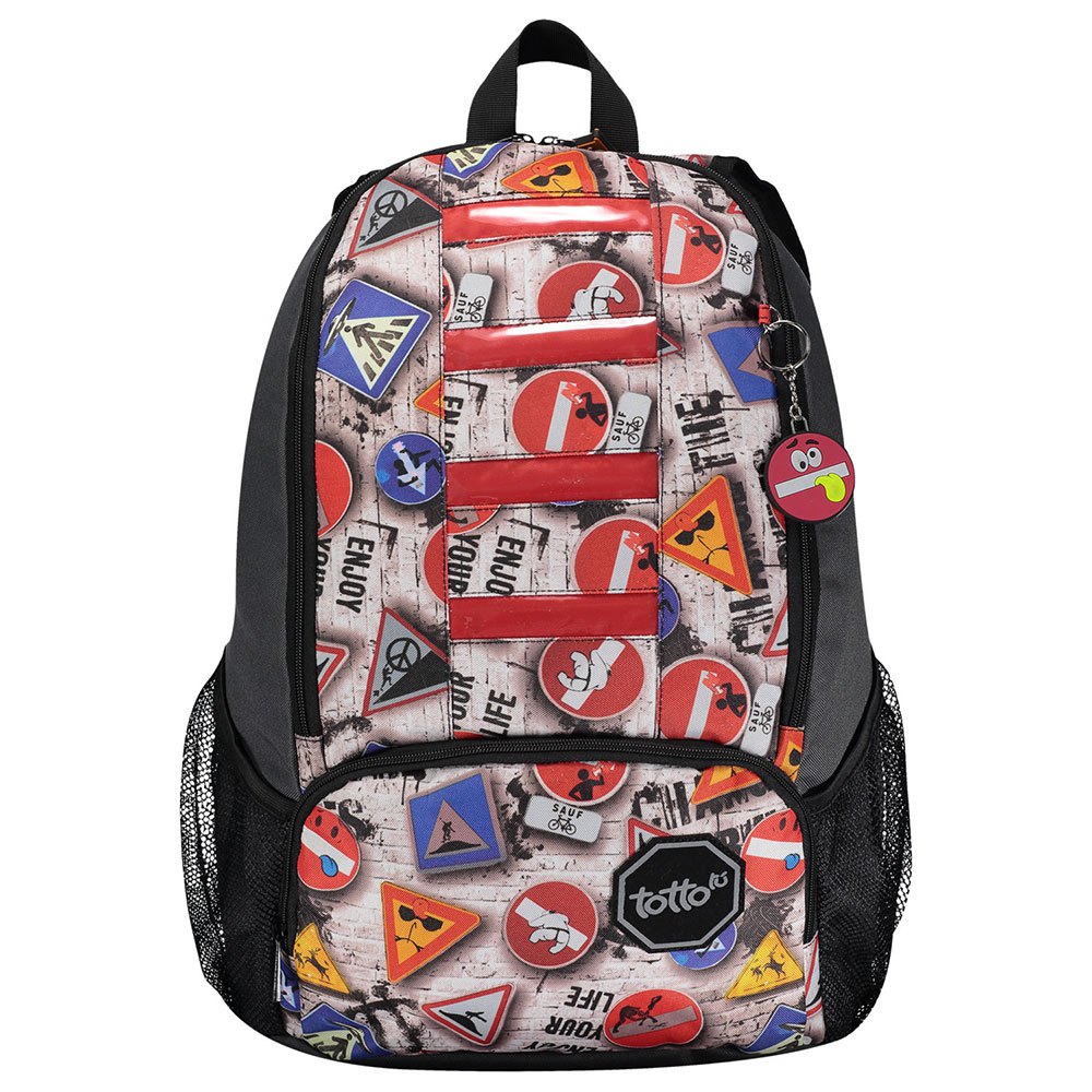 totto street backpack multicolore