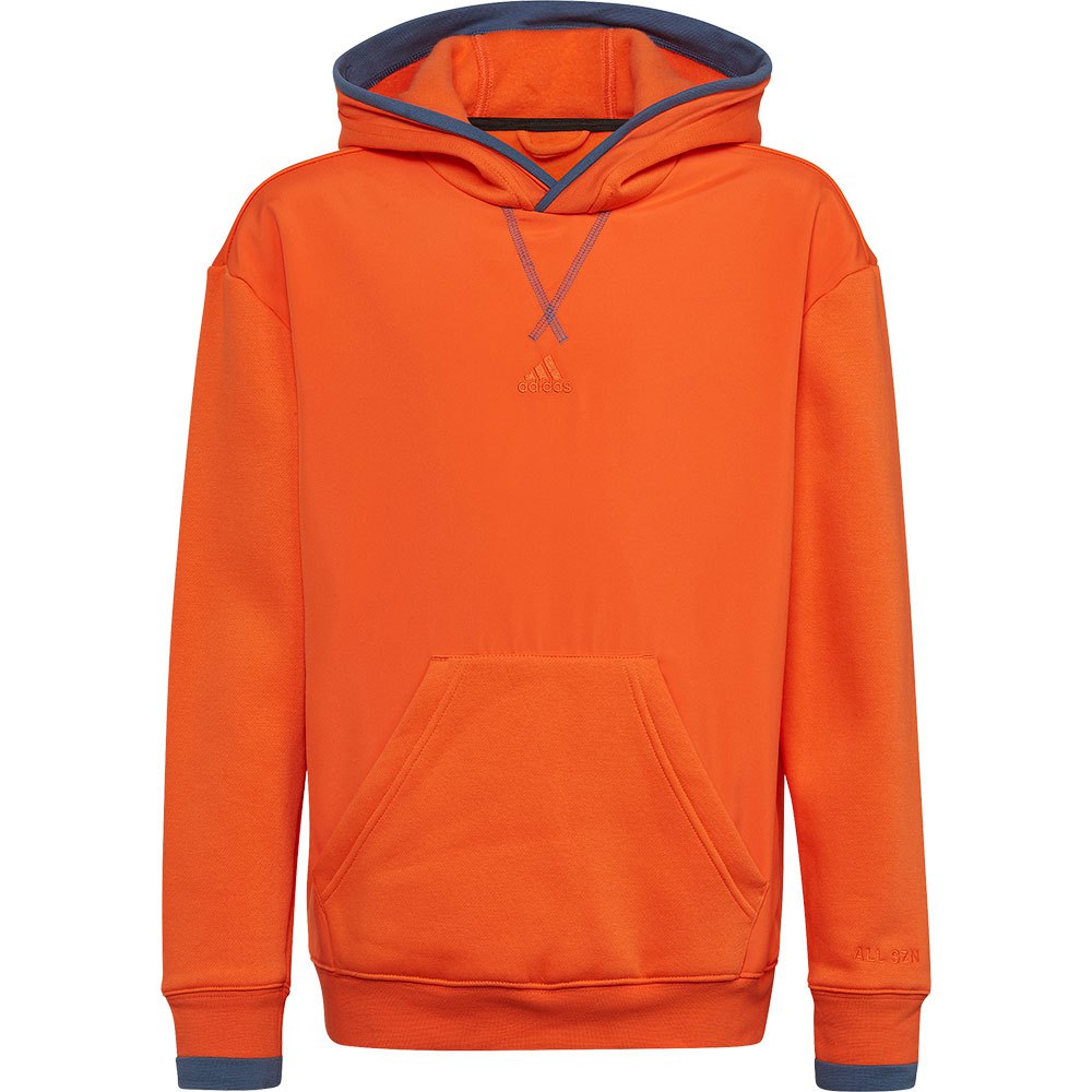 adidas all szn pullover hoodie orange 9-10 years